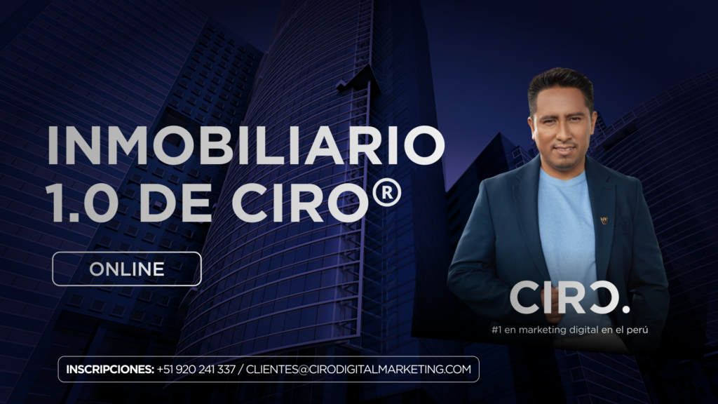 INMOBILIARIO 1.0 ONLINE AGENTE CIRO DIGITAL MARKETING